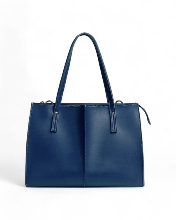 Blue Work Tote Bag