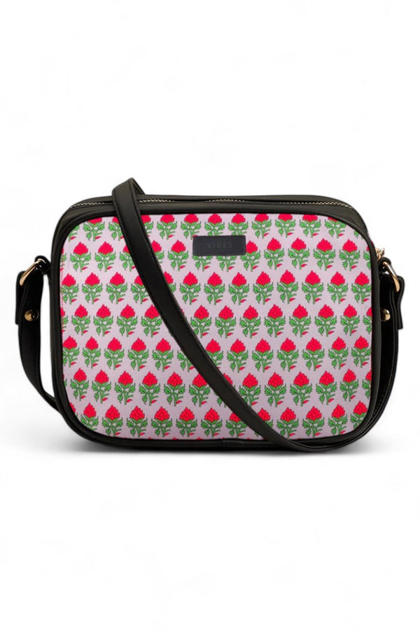 Berry Print Cross body bag