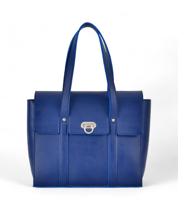 Blue Carry-All Satchel Bag