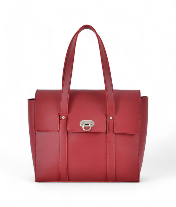 Maroon Carry-All Satchel Bag