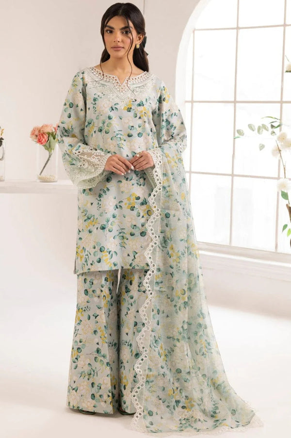 BAROQUE KHADDAR 3PC WITH KHADDAR PRINTED SHIRT & TROUSER-915