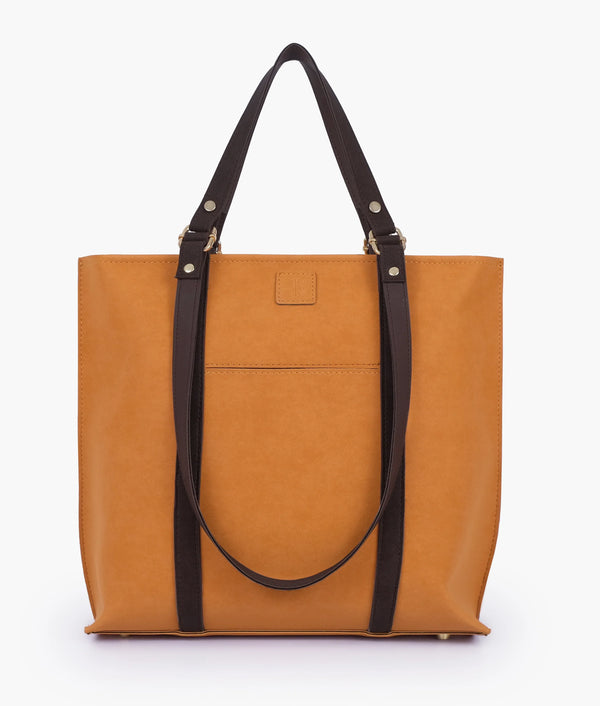 Mustard Double Handle Tote Bag